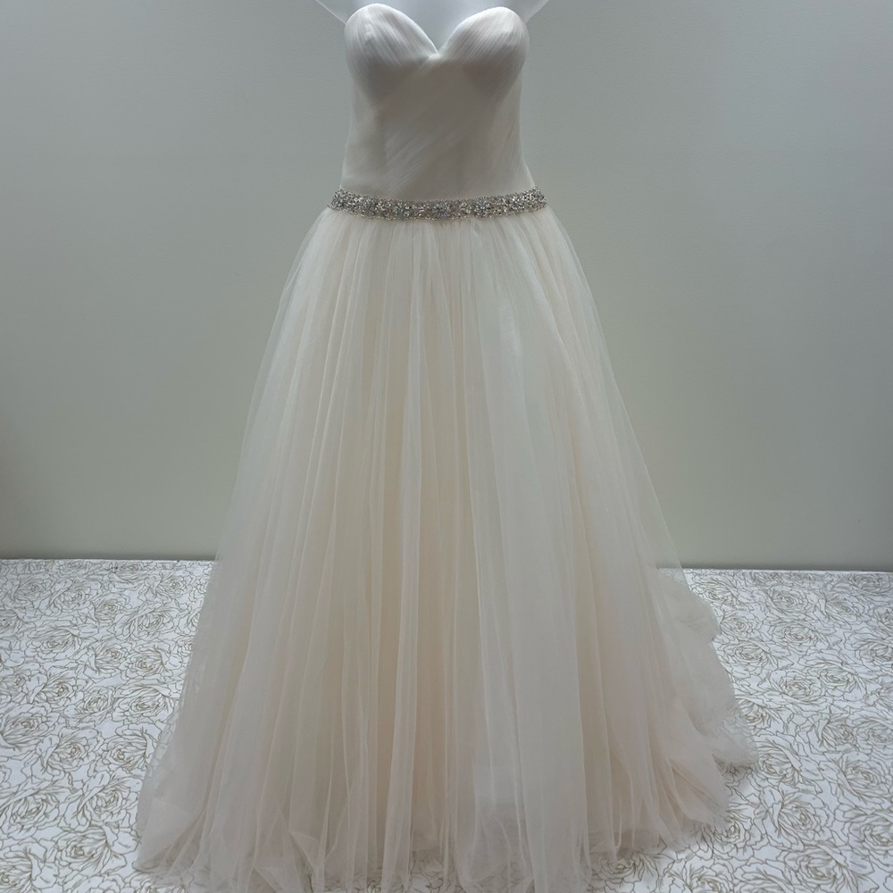 NWT Christina Wu Designer Strapless Wedding Dress